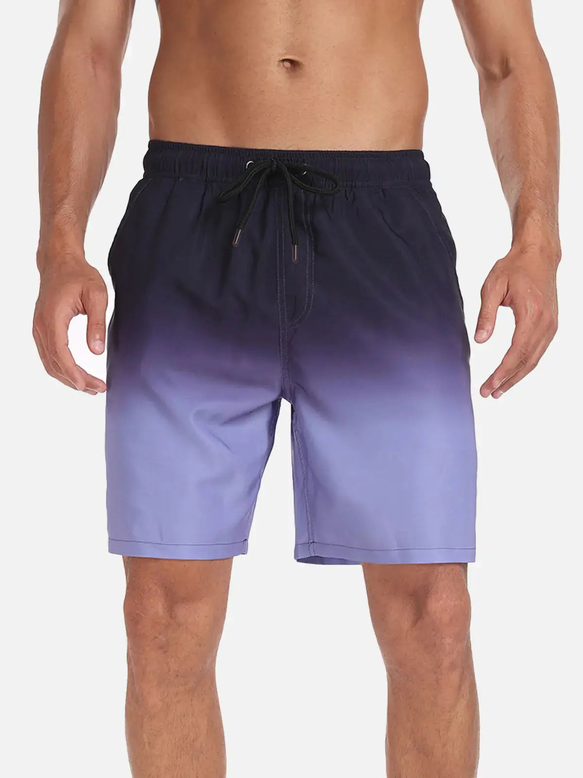 Momount Men Swim Shorts – Drawstring Quick Dry Summer Beach Elastic