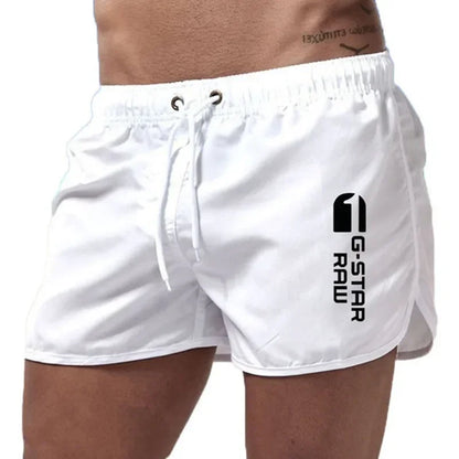 Momount Men Swim Shorts – Drawstring Quick Dry Slim Fit Elastic Waist