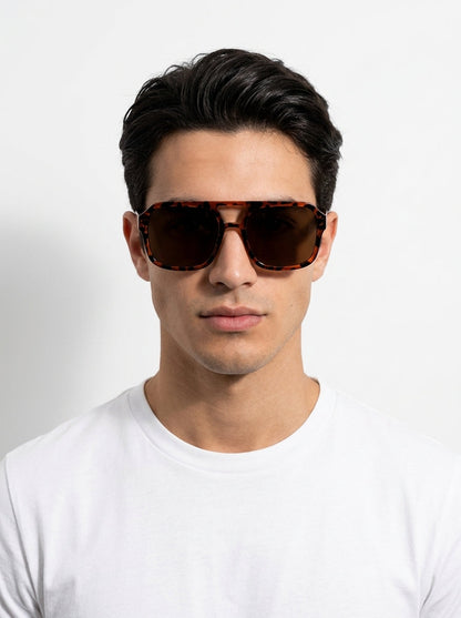 Celestina | Vintage Tortoiseshell Aviator Sunglasses